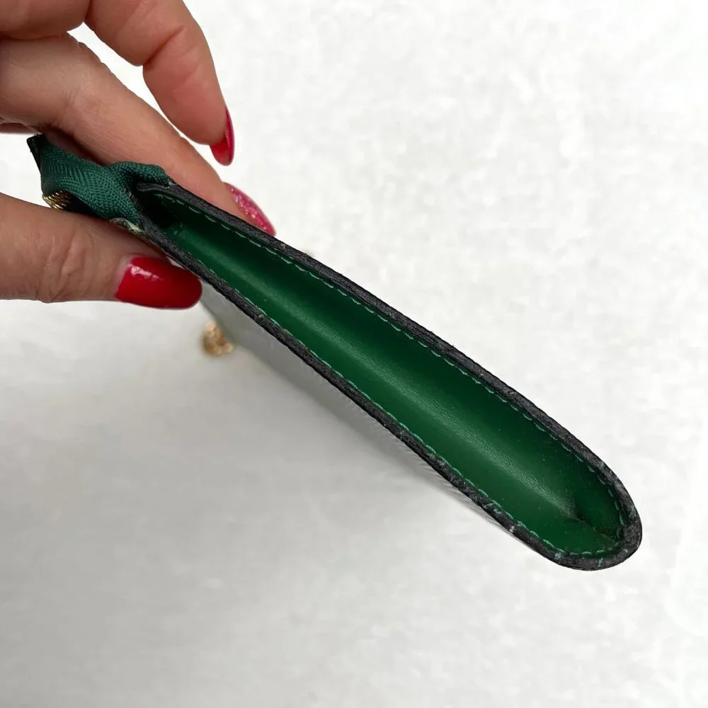Louis Vuitton Green Epi Vintage Leather Pochette Clutch Shoulder Bag - Picture 12 of 16
